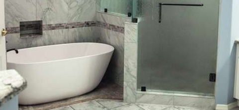 Bathrooms - Unlimited Edge Options, Custom Shapes, Designs and Applications