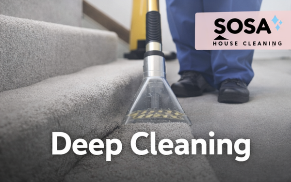 DEEP CLEANING - Rediscover the true beauty of your home with Sosa House Cleaning’s Deep Cleaning service. Perfect for seasonal refreshes, special occasions, or moving in and out, our deep cleaning goes far beyond the surface reaching those overlooked and hard-to-reach areas for a spotless, revitalized space.
Our experienced team uses professional products and meticulous techniques to eliminate stubborn dirt, dust, and allergens from every corner of your home. We clean behind furniture, sanitize bathrooms and kitchens, detail baseboards, and ensure every inch sparkles with freshness.
When only the highest standard will do, trust our family-owned team to restore your home to its most pristine state. Let us do the scrubbing so you can simply enjoy the results!
Book your Deep Cleaning today and feel the Sosa difference. DEEP CLEANING - Rediscover the true beauty of your home with Sosa House Cleaning’s Deep Cleaning service. Perfect for seasonal refreshes, special occasions, or moving in and out, our deep cleaning goes far beyond the surface reaching those overlooked and hard-to-reach areas for a spotless, revitalized space.
Our experienced team uses professional products and meticulous techniques to eliminate stubborn dirt, dust, and allergens from every corner of your home. We clean behind furniture, sanitize bathrooms and kitchens, detail baseboards, and ensure every inch sparkles with freshness.
When only the highest standard will do, trust our family-owned team to restore your home to its most pristine state. Let us do the scrubbing so you can simply enjoy the results!
Book your Deep Cleaning today and feel the Sosa difference.