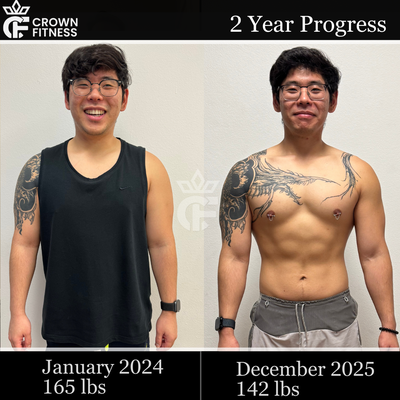 Client Before & Afters - Welcome to Crown Fitness Irvine’s Transformation Gallery — real client results through personalized strength training and science-backed coaching. From fat loss to lean muscle gains, these before & afters show what’s possible with the right program. Ready to start your transformation? Let’s make it happen. Client Before & Afters - Welcome to Crown Fitness Irvine’s Transformation Gallery — real client results through personalized strength training and science-backed coaching. From fat loss to lean muscle gains, these before & afters show what’s possible with the right program. Ready to start your transformation? Let’s make it happen.