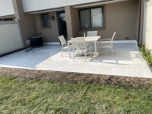 Patios - remodeled a small backyard in long breach