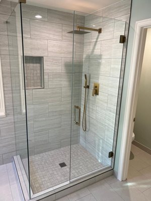 Bathroom Remodel - 🚿✨ Sleek, Seamless & Sophisticated 💎🚪
This frameless glass shower features soft gray tile, a luxe rainfall head, and brushed gold fixtures for a clean, high-end spa feel. Minimal lines, maximum impact.
💬 Let’s upgrade your shower game—contact us today! Bathroom Remodel - 🚿✨ Sleek, Seamless & Sophisticated 💎🚪
This frameless glass shower features soft gray tile, a luxe rainfall head, and brushed gold fixtures for a clean, high-end spa feel. Minimal lines, maximum impact.
💬 Let’s upgrade your shower game—contact us today!