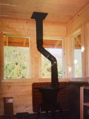 lookout tower - This customers husband bought a new motor home for his man cave so she built a new lookout tower for her she shed.