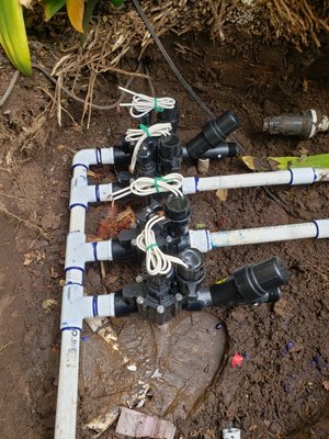 landscaping - detecting water shoot off valve