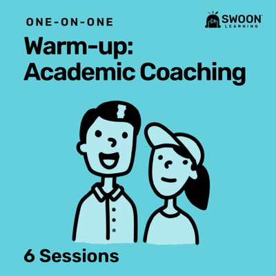 Warm-up: One-on-One Academic Coaching (6) - This package offers one-on-one Academic Coaching for students ready to ease into academic performance improvement.
• 6, 1-hour Zoom sessions per student
• Timeframe determined by student's schedule
• Focus on executive function skills, including prioritization and organization, self-regulation, focus, effective communication, and resiliency Warm-up: One-on-One Academic Coaching (6) - This package offers one-on-one Academic Coaching for students ready to ease into academic performance improvement.
• 6, 1-hour Zoom sessions per student
• Timeframe determined by student's schedule
• Focus on executive function skills, including prioritization and organization, self-regulation, focus, effective communication, and resiliency