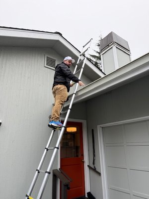 Roof inspection - Were going to physically get on the roof and check everything we don't trust a drone!