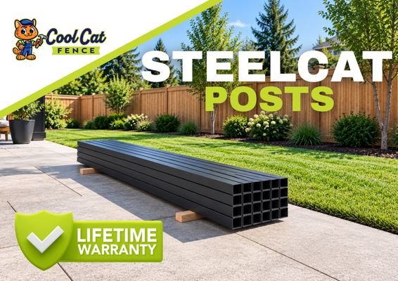 Exclusive SteelCat Metal Posts! - Upgrade to our Exclusive SteelCat Metal Posts!