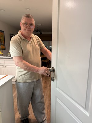 Repaired one lock and installed a new deadbolt. - Repaired the existing lock and installed a new deadbolt. Both locks were keyed alike, so the same key works for the entry door and the new lock. Clean, professional installation and smooth operation.