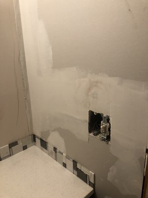 In process - in process of a bath remodelation In process - in process of a bath remodelation