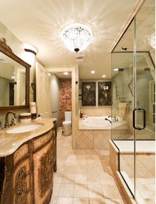 Bathroom Rewires - Bathroom rewiring and lighting installation can keep you safe and make your space elegant. Call the electrical experts to guidance and installation
