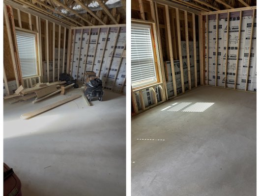 🏗️ Post-Construction Clean Done Right - After construction wraps up, the cleanup is just as important as the build. Sawdust, debris, and dust can settle everywhere—from framing to floors.
Our team removed debris and gave this space a thorough sweep to help prepare it for the next stage of the project.
Need post-construction cleaning or final touch cleaning?
Redeemed & Refreshed Cleaning has you covered.
📅 Now accepting new clients. 🏗️ Post-Construction Clean Done Right - After construction wraps up, the cleanup is just as important as the build. Sawdust, debris, and dust can settle everywhere—from framing to floors.
Our team removed debris and gave this space a thorough sweep to help prepare it for the next stage of the project.
Need post-construction cleaning or final touch cleaning?
Redeemed & Refreshed Cleaning has you covered.
📅 Now accepting new clients.