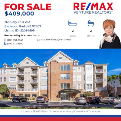55+ Condo for Sale - 🔥FOR SALE 👈
📌263 Cory Ln. - Elwmood Park
🏠Listed by: Maureen Lanzo
☎️ 201-773-9500 ext. 1107
#FORSALE #REMAXVENTUREREALTORS #REMAX #BERGENCOUNTYNJ #saddlebrooknj
https://loom.ly/3aZTWnI 👈
www.Remax-VentureRealtors-NJ.com 55+ Condo for Sale - 🔥FOR SALE 👈
📌263 Cory Ln. - Elwmood Park
🏠Listed by: Maureen Lanzo
☎️ 201-773-9500 ext. 1107
#FORSALE #REMAXVENTUREREALTORS #REMAX #BERGENCOUNTYNJ #saddlebrooknj
https://loom.ly/3aZTWnI 👈
www.Remax-VentureRealtors-NJ.com