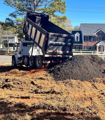 Topsoil Delivery - Happy customer! Topsoil Delivery - Happy customer!