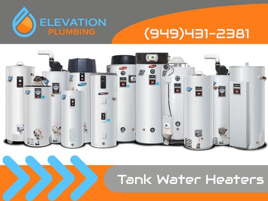 Tank Water Heaters - Elevation Plumbing – Tank Water Heater Specialists in Irvine
At Hydrix Water Heaters and Plumbing, we take pride in delivering expert tank water heater installations and upgrades that are built to last. Serving Irvine and surrounding communities, we specialize in traditional tank systems—bringing precision, safety, and professionalism to every job.

Our recent projects showcase a variety of tank water heater installations, each completed with meticulous attention to detail. From compact residential units to high-capacity replacements, we ensure every system is installed up to code and optimized for performance.

What We Offer:
Code-Compliant Installations: Every tank water heater is installed to meet or exceed local building and plumbing codes.

Expansion Tank Upgrades: We include expansion tanks where required to protect your system and extend its lifespan.

Gas Leak Testing: Safety is non-negotiable. We perform thorough gas leak tests on every installation using professional-grade equipment.

System Flushing & Maintenance: Keep your tank water heater running efficiently with our routine flushing services.

Photo Documentation: Our Yelp gallery features real photos of recent tank water heater installs—so you can see the quality and care we put into every job.

Whether you're replacing an aging unit or upgrading your home’s hot water system, Elevatin Plumbing delivers clean, reliable, and professional service every time.

Ready to install or upgrade your tank water heater? Contact Elevation Plumbing today!