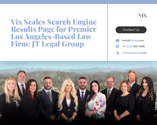 Vix Scales Search Engine Results Page for Premier Los Angeles-Based Law Firm - Gaining organic traffic and ranking for difficult keywords in one SEO’s most competitive niches presented itself as an increasingly challenging task for JTL. Like many other companies trying to scale, they faced the question whether to go the agency or in-house marketing route.... Read more at https://www.vixmediagroup.com/clients Vix Scales Search Engine Results Page for Premier Los Angeles-Based Law Firm - Gaining organic traffic and ranking for difficult keywords in one SEO’s most competitive niches presented itself as an increasingly challenging task for JTL. Like many other companies trying to scale, they faced the question whether to go the agency or in-house marketing route.... Read more at https://www.vixmediagroup.com/clients