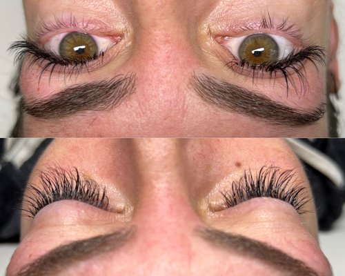 Full Hybrid Set Of Lash Extensions! - This is a full hybrid set of lash extensions! This client requested a doll eye look Full Hybrid Set Of Lash Extensions! - This is a full hybrid set of lash extensions! This client requested a doll eye look