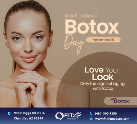 Botox - The vertical lines between your brows are your frown lines, also known as 11's, and FitLife Med Spa has a solution. Botox is the first and only FDA-approved solution for frown lines, crow`s feet, and forehead lines. Say goodbye to the signs of aging; schedule a visit at FitLife Med Spa this National Botox Day. Discover how Botox can help at https://www.fitlifemedspa.com/ #botox #FitLifeMedSpa #Chandler #AZ Botox - The vertical lines between your brows are your frown lines, also known as 11's, and FitLife Med Spa has a solution. Botox is the first and only FDA-approved solution for frown lines, crow`s feet, and forehead lines. Say goodbye to the signs of aging; schedule a visit at FitLife Med Spa this National Botox Day. Discover how Botox can help at https://www.fitlifemedspa.com/ #botox #FitLifeMedSpa #Chandler #AZ