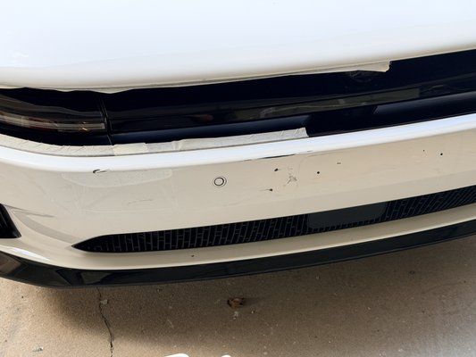 2025 Dodge charger - We did repair on the front bumper and painted and one day 2025 Dodge charger - We did repair on the front bumper and painted and one day