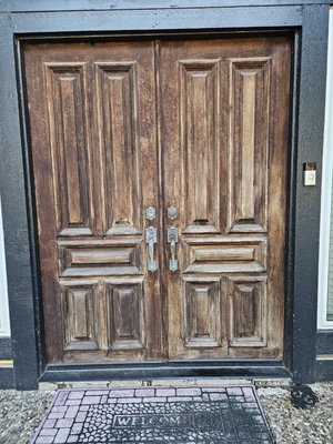 Front doors - These front door projects gave these houses a better curve appearance.