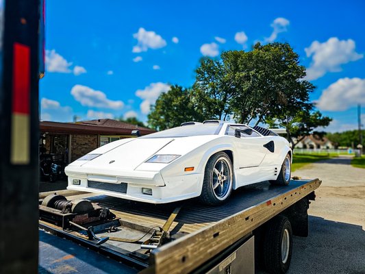 Exotic Sports Car Flatbed Transport - This portfolio highlights the secure flatbed transport of an exotic sports car. High-performance vehicles require careful handling, proper weight distribution, and secure strapping to avoid damage during transport. Our experienced team followed strict loading procedures to ensure complete safety throughout the tow.

I Tow You provides specialty towing for exotic cars, luxury vehicles, and performance cars across Houston. Whether you need transport due to a breakdown, relocation, or scheduled delivery, our flatbed towing service offers peace of mind and professional handling every step of the way.