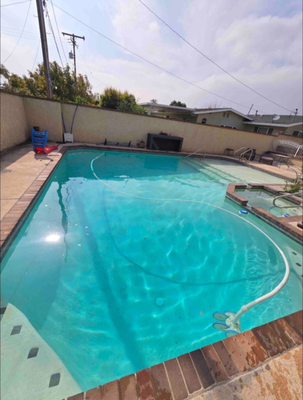 Deep Cleaning - This first time customer reached out wanting to get their pool back to normal for summer. He had months worth of dirt build-up. Needed a filter clean. And we got him back to perfect in a single visit! Deep Cleaning - This first time customer reached out wanting to get their pool back to normal for summer. He had months worth of dirt build-up. Needed a filter clean. And we got him back to perfect in a single visit!