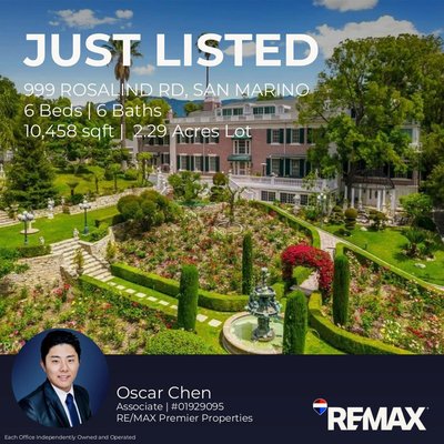 Just Listed! 999 Rosalind Road, San Marino - Just Listed! 999 Rosalind Road, San Marino $16,800,000 Just Listed! 999 Rosalind Road, San Marino - Just Listed! 999 Rosalind Road, San Marino $16,800,000