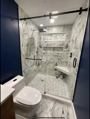 Bathroom Remodel 2023 - Complete gut out and recreate bathroom of an image homeowner found on Pinterest but with her personal flare. Bathroom Remodel 2023 - Complete gut out and recreate bathroom of an image homeowner found on Pinterest but with her personal flare.
