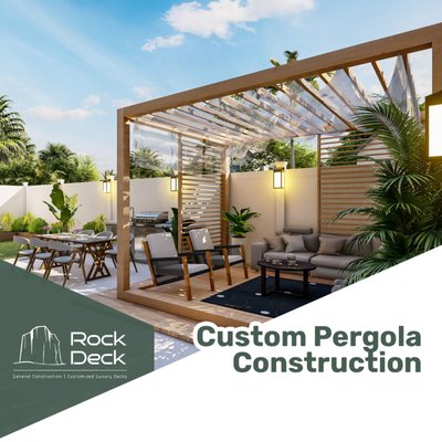Custom Pergola Construction - Transform your outdoor space with a custom pergola, expertly designed to blend beauty and functionality. Whether you're looking to create a shaded retreat for relaxing afternoons or an elegant extension for entertaining guests, our custom pergolas are tailored to meet your unique vision.
Features:
-Bespoke Design: Each pergola is crafted to suit your personal style and outdoor layout, ensuring a perfect fit and stunning aesthetic.
-Quality Materials: We use only the finest materials, from durable wood to weather-resistant finishes, guaranteeing longevity and minimal maintenance.
-Versatile Functionality: Our pergolas can be adapted for various uses, including dining areas, lounges, and garden focal points, enhancing your outdoor living experience.
-Expert Craftsmanship: With meticulous attention to detail, our skilled artisans bring your dream pergola to life, combining traditional techniques with modern innovation.
-Eco-Friendly Options: Choose from a range of sustainable materials and eco-conscious designs to create a pergola that respects the environment.
Benefits:
-Enhanced Outdoor Living: A custom pergola provides a stylish and comfortable space, perfect for enjoying the outdoors in any season.
-Increased Property Value: Well-designed outdoor structures can significantly boost the appeal and value of your home.
-Personalized Ambiance: Tailor your pergola with integrated lighting, climbing plants, and custom seating to create a space that reflects your personal taste and lifestyle.
-Protection from the Elements: Enjoy your outdoor area without worrying about sun exposure or light rain, thanks to strategically designed shade and shelter options.
-Seamless Integration: Our designs harmonize with your existing architecture and landscape, creating a cohesive and inviting outdoor environment.
-Embrace the charm and versatility of a custom pergola, where every detail is designed with your needs in mind. Elevate your outdoor space with a structure that not only enhances its beauty but also enriches your everyday living.
Contact us today to start designing your dream pergola! Custom Pergola Construction - Transform your outdoor space with a custom pergola, expertly designed to blend beauty and functionality. Whether you're looking to create a shaded retreat for relaxing afternoons or an elegant extension for entertaining guests, our custom pergolas are tailored to meet your unique vision.
Features:
-Bespoke Design: Each pergola is crafted to suit your personal style and outdoor layout, ensuring a perfect fit and stunning aesthetic.
-Quality Materials: We use only the finest materials, from durable wood to weather-resistant finishes, guaranteeing longevity and minimal maintenance.
-Versatile Functionality: Our pergolas can be adapted for various uses, including dining areas, lounges, and garden focal points, enhancing your outdoor living experience.
-Expert Craftsmanship: With meticulous attention to detail, our skilled artisans bring your dream pergola to life, combining traditional techniques with modern innovation.
-Eco-Friendly Options: Choose from a range of sustainable materials and eco-conscious designs to create a pergola that respects the environment.
Benefits:
-Enhanced Outdoor Living: A custom pergola provides a stylish and comfortable space, perfect for enjoying the outdoors in any season.
-Increased Property Value: Well-designed outdoor structures can significantly boost the appeal and value of your home.
-Personalized Ambiance: Tailor your pergola with integrated lighting, climbing plants, and custom seating to create a space that reflects your personal taste and lifestyle.
-Protection from the Elements: Enjoy your outdoor area without worrying about sun exposure or light rain, thanks to strategically designed shade and shelter options.
-Seamless Integration: Our designs harmonize with your existing architecture and landscape, creating a cohesive and inviting outdoor environment.
-Embrace the charm and versatility of a custom pergola, where every detail is designed with your needs in mind. Elevate your outdoor space with a structure that not only enhances its beauty but also enriches your everyday living.
Contact us today to start designing your dream pergola!
