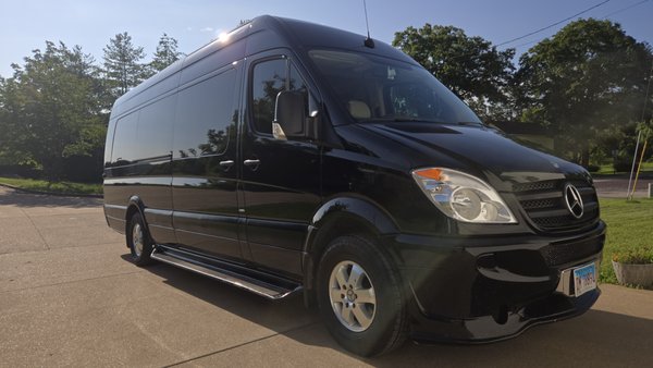 2012 Mercedes-Benz Printer 2500 Paint Enhancement and Ceramic Coating - This sprinter van came in with heavy clear coat oxidation causing the paint to look faded, cloudy, and lacking gloss. We performed a single step paint enhancement on all painted surfaces, restoring deep gloss and correcting the heavy oxidation. All trim, windows, and paint were then ceramic coated to protect the hard work we completed and to prevent more oxidation. 2012 Mercedes-Benz Printer 2500 Paint Enhancement and Ceramic Coating - This sprinter van came in with heavy clear coat oxidation causing the paint to look faded, cloudy, and lacking gloss. We performed a single step paint enhancement on all painted surfaces, restoring deep gloss and correcting the heavy oxidation. All trim, windows, and paint were then ceramic coated to protect the hard work we completed and to prevent more oxidation.