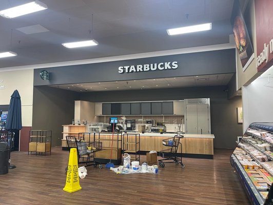 Starbucks Commercial paint project - Starbucks Commercial paint project