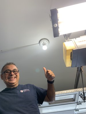Garage Installation - With this job, our guys installed (2) new outlets in the customer's garage and a new lighting fixture. Garage Installation - With this job, our guys installed (2) new outlets in the customer's garage and a new lighting fixture.