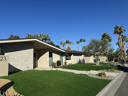 fairway dr - Fairway dr project in Indian wells was one of our favorite projects completed in 2023. The renovation consisted of renovating front yard using, artificial grass, block wall, DG ground cover and minimum planting and landscape lighting. fairway dr - Fairway dr project in Indian wells was one of our favorite projects completed in 2023. The renovation consisted of renovating front yard using, artificial grass, block wall, DG ground cover and minimum planting and landscape lighting.