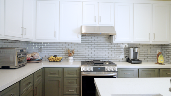 Kitchen Cabinets Refacing with Custom Space for Appliances in Canyon Country - Breathe new life into your kitchen with cabinet refacing. Paired with new countertops, custom tile backsplash and custom area for new appliances.
Check out this clients testimonial video! https://www.youtube.com/watch?v=RnXUvAo_8zg