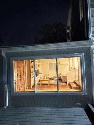 siding installed - the condition of the wall was very bad thanks for the time making an amazing job  and finishing up the best quality