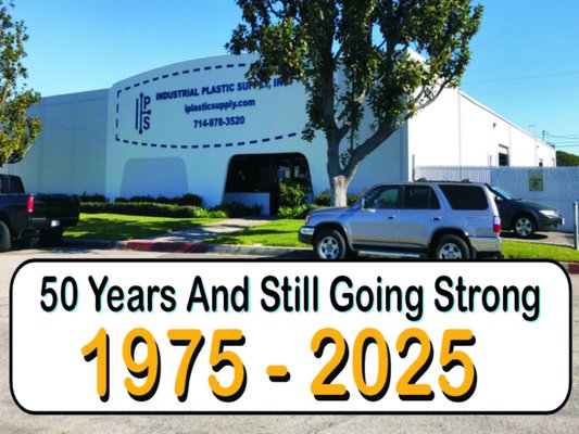 Celebrating 50 years of Performance Plastic excellence. - We are proud to have served the Southern California business community with high quality Performance Plastic materials for over 50 years. All of our quality materials are American Made. We don't import anything! Give us a call with your tough Performance Plastic sheet or rod requirements, we probably have it in our massive inventory! Celebrating 50 years of Performance Plastic excellence. - We are proud to have served the Southern California business community with high quality Performance Plastic materials for over 50 years. All of our quality materials are American Made. We don't import anything! Give us a call with your tough Performance Plastic sheet or rod requirements, we probably have it in our massive inventory!