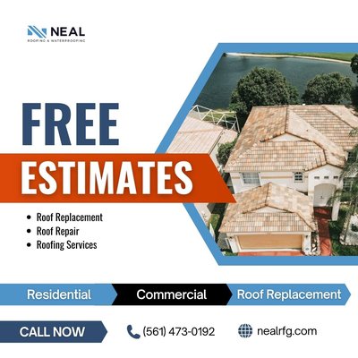Schedule your free estimate today! - Whether you need roof repairs, replacement, or maintenance, Neal Roofing & Waterproofing has the expertise to handle it all. Our comprehensive roofing solutions are tailored to meet your needs and ensure your home is protected. Trust us to deliver top-quality service and lasting results. Schedule your free estimate today! - Whether you need roof repairs, replacement, or maintenance, Neal Roofing & Waterproofing has the expertise to handle it all. Our comprehensive roofing solutions are tailored to meet your needs and ensure your home is protected. Trust us to deliver top-quality service and lasting results.