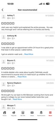 5 ⭐️⭐️⭐️⭐️⭐️ Reviews ‼️📈 - ⭐⭐⭐⭐⭐ “Nothing makes us happier than satisfied customers! Thank you for trusting us with your ride” 5 ⭐️⭐️⭐️⭐️⭐️ Reviews ‼️📈 - ⭐⭐⭐⭐⭐ “Nothing makes us happier than satisfied customers! Thank you for trusting us with your ride”