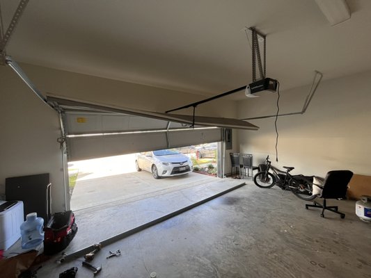 Garage Door off track - repair. - Customer called us out for off track repair. Our technician was on site within 45 minutes and saved the customer hundreds of dollars by not replacing the door and fixing it good as new! He completed the job in less than two hours. Call us today! Garage Door off track - repair. - Customer called us out for off track repair. Our technician was on site within 45 minutes and saved the customer hundreds of dollars by not replacing the door and fixing it good as new! He completed the job in less than two hours. Call us today!