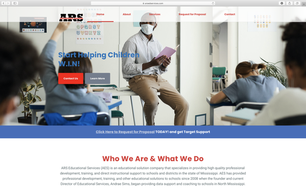 ARS Educational Services - Created this site from our website planning worksheet, to get started click the link.