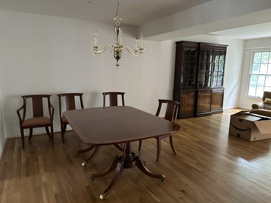 Large project in Owing Mills 2025 - Recently, our team completed a large-scale move in Owings Mills, MD. The project was quite challenging: the client entrusted us with relocating a significant amount of expensive, heavy, and antique furniture, as well as game tables and many other items.

Process
	•	The entire project took 12 hours, including preparation, packing, and delivery.
	•	Every piece of furniture was carefully protected: we used shrink wrap and moving blankets for maximum safety.
	•	All TVs were carefully dismounted, packed, and transported without issue.
	•	Delivery was made to several locations: in total, there were 3 stops, with furniture and belongings distributed to different homes.
	•	At the main location, we not only delivered the items but also unpacked, arranged, and assembled all the furniture.

Result
	•	Everything was delivered without a single scratch or delay.
	•	The client was very satisfied with the speed and quality of the work.
	•	The total cost of the project was $2400, which we believe is quite a modest price for the size and complexity of the job.