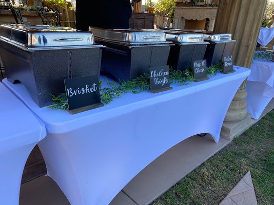 Weddings - With my team working diligently, we presented a culinary masterpiece. The platters were adorned with garnishes and accompanied by an array of homemade sauces, ranging from sweet and tangy to fiery and bold. The colorful display was a testament to our commitment to excellence and attention to detail.