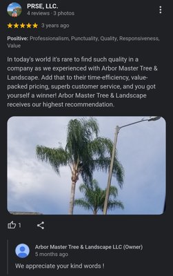 5 Star Google Reviews - Proudly serving Brevard County, Merritt Island, and surrounding areas, Cocoa, Cocoa Beach, Rockledge, Cape Canaveral, Melbourne, Titusville, Viera! Need help? Call now or visit us at https://arbormastertreeandlandscapefl.com.