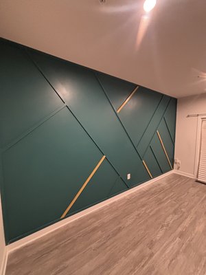 Accent Walls/Interior Painting Services - Update your home’s look with designer-quality accent walls and vibrant, lasting interior paint. Quick scheduling and meticulous care on every project.