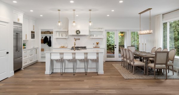 Elegant Farmhouse Kitchen - Kitchen remodels undeniably deserve the very best— from the most aesthetically pleasing custom cabinets to the most thoughtful use of space and state-of-the-art appliances. Such a transformation should not only cater to culinary needs but also serve as the epitome of elegance, seamlessly blending functionality with refined design, and turning every meal preparation into a luxurious experience.