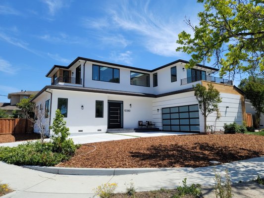 Cupertino - New Construction - We Recently completed an impressive new construction project in Cupertino. Their portfolio showcases their expertise in home additions, extensions, remodeling, and new home construction