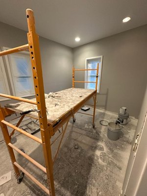 full remodel 2025 - showed up to many missing pieces of drywall, electrical and plumbing unfinished, performed a full remodel with jam extensions on every window full trim job base new floors new doors new kitchen cabinets countertop all appliances installed