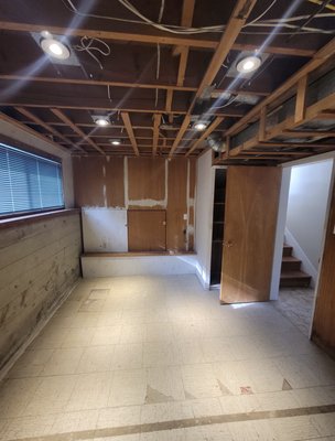 Maple Ridge Basement Reno - Basement Rec Room Finishing