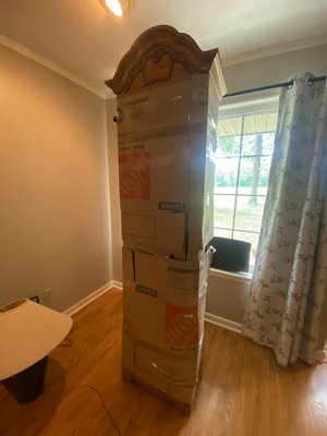 The Grandfather Clock - This grandfather clock was apart of the custom made patio table move to Mountain Home, Ar. A lot of precious pieces but no matter what you have, we take care of it ALL! Whether it needs single, double or triple protection, we know exactly what it is and what it needs! You can trust our work. Call or message today for a free quote! The Grandfather Clock - This grandfather clock was apart of the custom made patio table move to Mountain Home, Ar. A lot of precious pieces but no matter what you have, we take care of it ALL! Whether it needs single, double or triple protection, we know exactly what it is and what it needs! You can trust our work. Call or message today for a free quote!