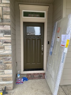 Door - Install a security door Door - Install a security door