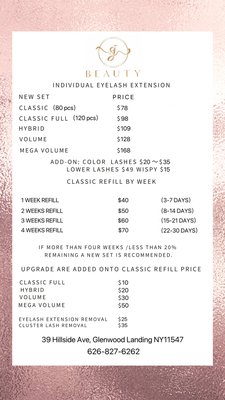 Our price & service - You can book your appointment via our booksy link for an online appointment. - https://booksy.com/en-us/518710_sj-beauty_brows-lashes_101848_rancho-cucamonga Special Yelp check-in offers for $50 off first time service. Call us today to learn more. Our price & service - You can book your appointment via our booksy link for an online appointment. - https://booksy.com/en-us/518710_sj-beauty_brows-lashes_101848_rancho-cucamonga Special Yelp check-in offers for $50 off first time service. Call us today to learn more.