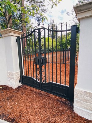 French-Inspired Pedestrian Gate with Ornate Design | Timeless Elegance - Elevate your property with our French-inspired pedestrian gate, featuring elegant and ornate designs that offer both security and classic charm. Perfect for adding a timeless touch to any entrance, this gate combines intricate detailing with durable construction. Explore high-quality pedestrian gates on our website at resoluteiw.com. French-Inspired Pedestrian Gate with Ornate Design | Timeless Elegance - Elevate your property with our French-inspired pedestrian gate, featuring elegant and ornate designs that offer both security and classic charm. Perfect for adding a timeless touch to any entrance, this gate combines intricate detailing with durable construction. Explore high-quality pedestrian gates on our website at resoluteiw.com.